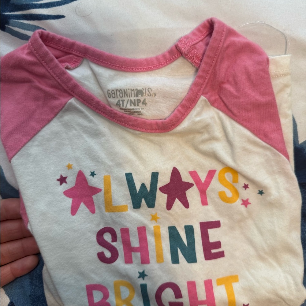 Girls bundle of 4t shirts some long sleeve, short sleeve and tanks
